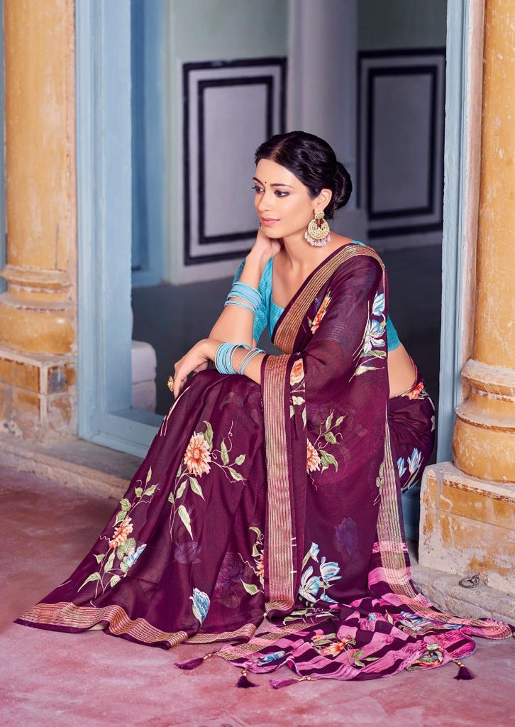 Kashvi Krishnaleela Printed Designer Ethnic Wear Silk Saree Collection